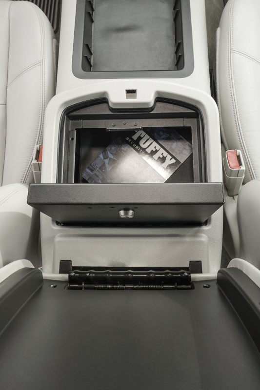 GMC Sierra 1500 Console Safe - Tuffy Products - Keyed Lock - Black - `07-`13